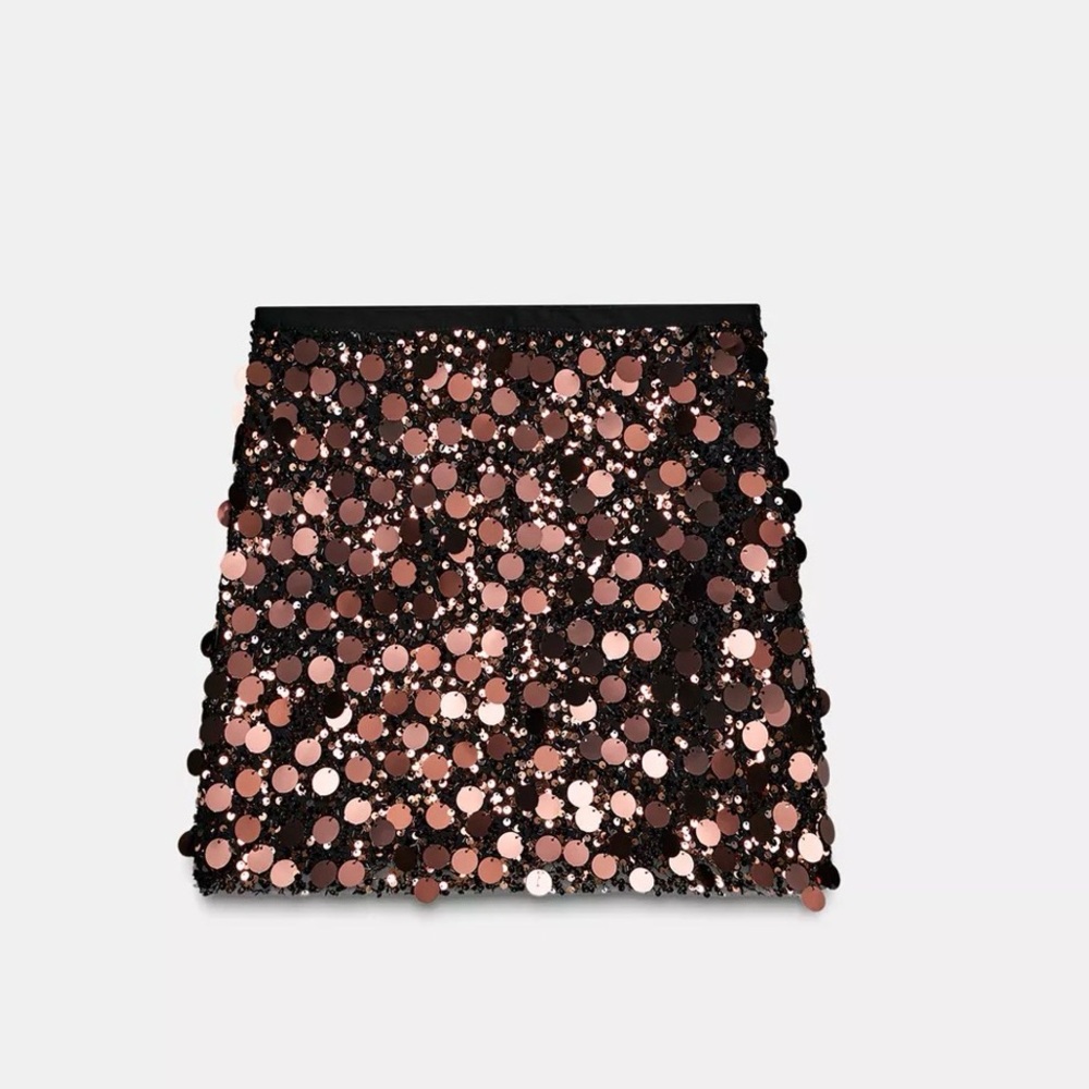 ❗️BUY NOW❗️WILL BE REMOVED SOON❗️Zara Sequin Mini Skirt - Picture 9 of 11